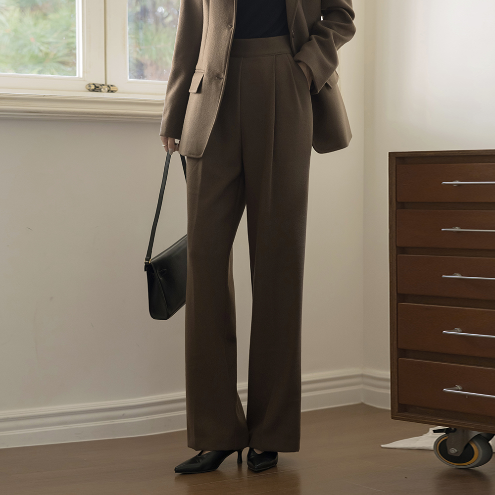 Sein Modern Fleece wide fit Set-up Slacks