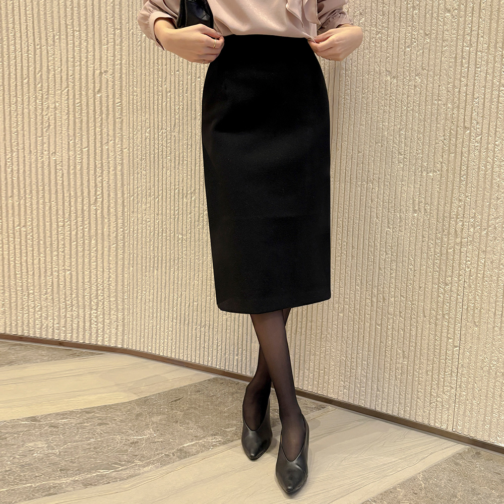 Wool H-line Set-up Skirt