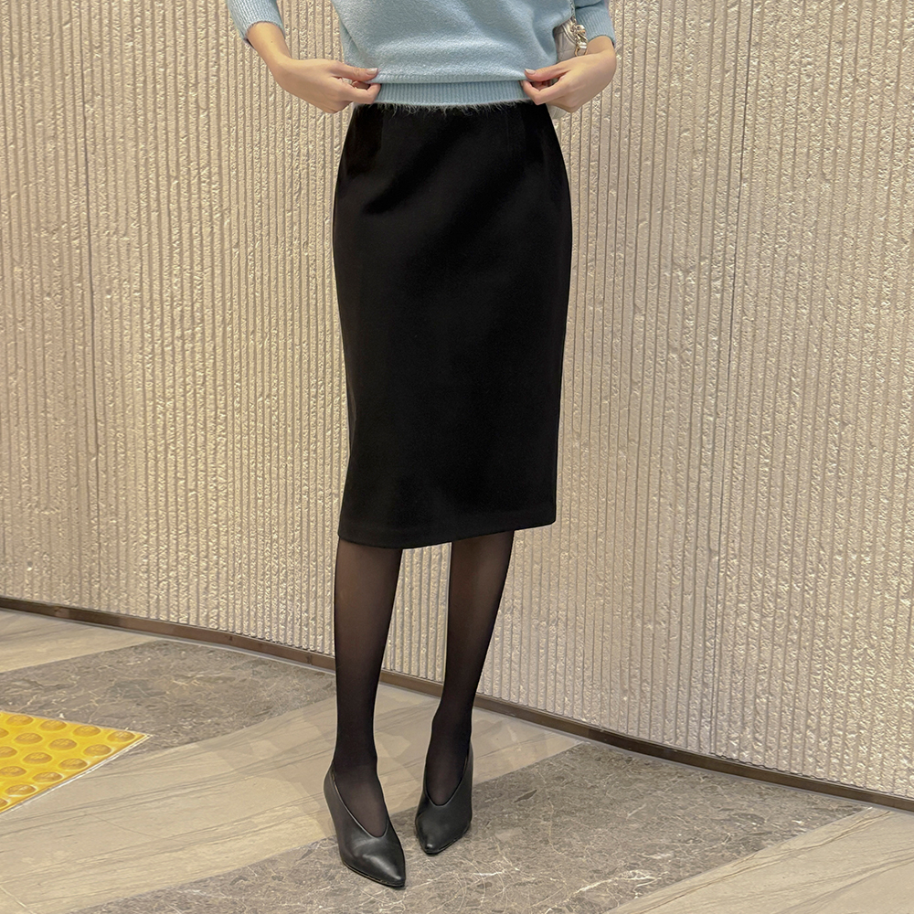 Cozy Wool H-line Skirt(3type)