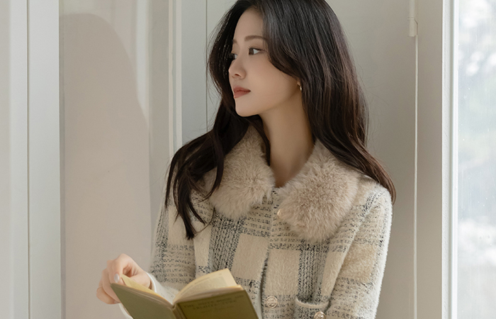 Fur Polo ODE Check Cardigan