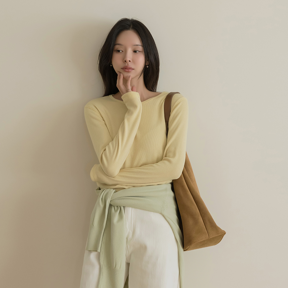 Every Day Raund neck Tight Jelly T-shirt