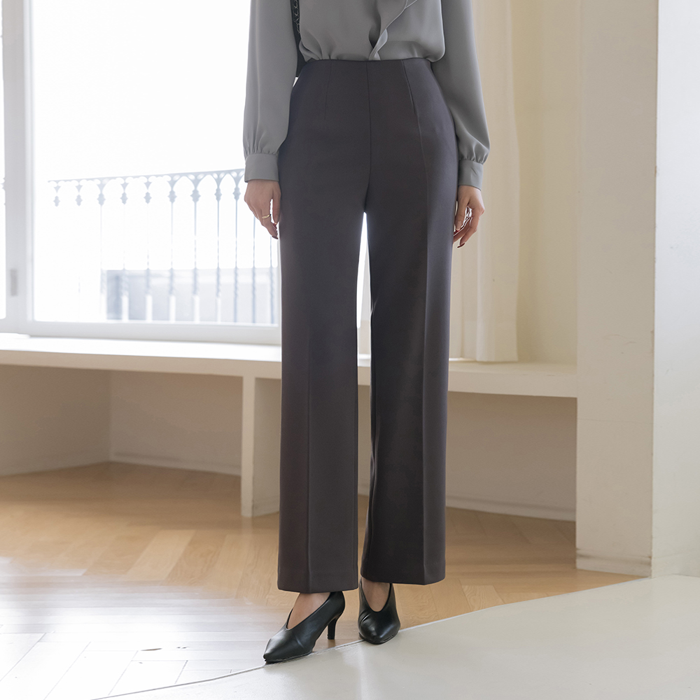 Modern wide fit Span Fleece Set-up Slacks