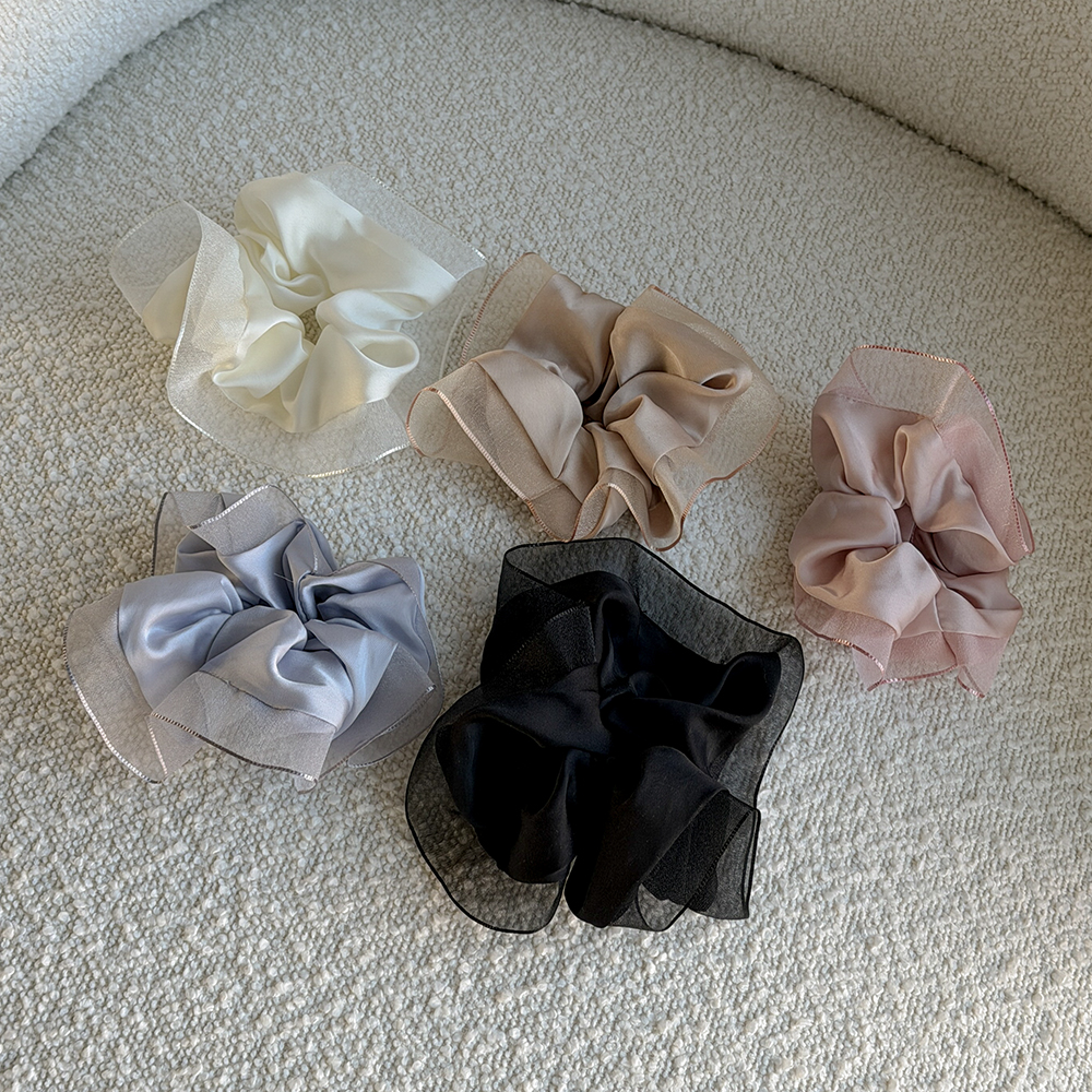 Romantic Chiffon Color Combination 스크런치