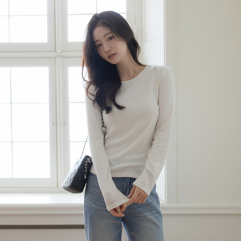 Daily Raund neck Basic Span T-shirt