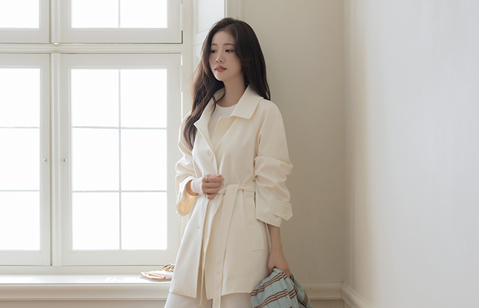 Polo Reglan Harp Trench Coat(+Belt)
