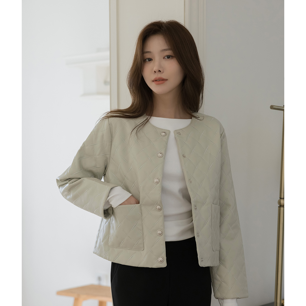 Diamond Leather Jacket