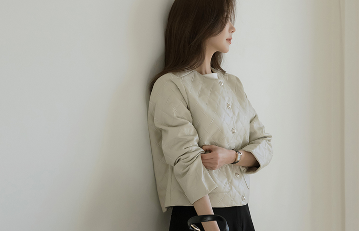 Diamond Leather Jacket