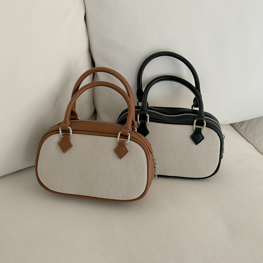 Canvas Color Combination Mini Tote bag