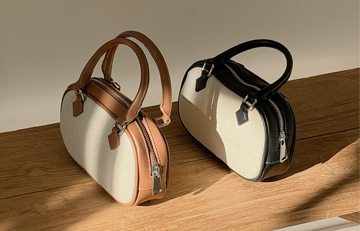 Canvas Color Combination Mini Tote bag
