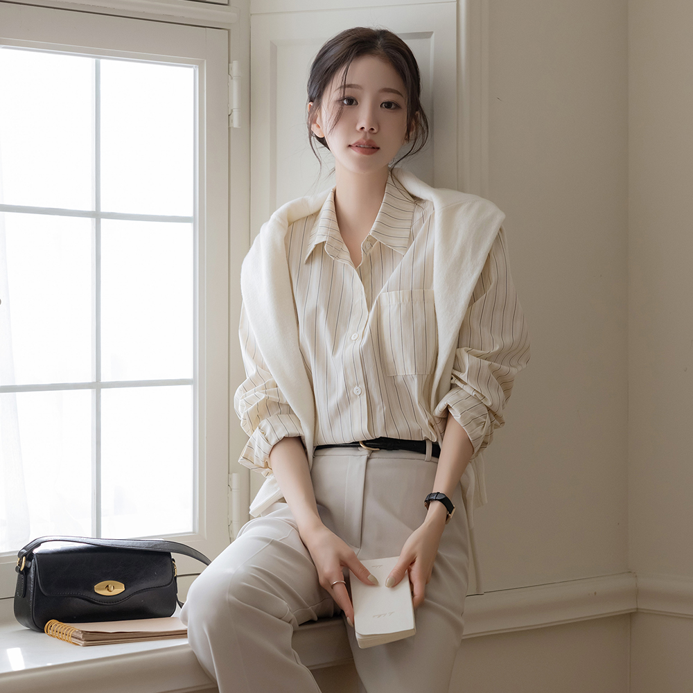 Stripe loose fit Shirt