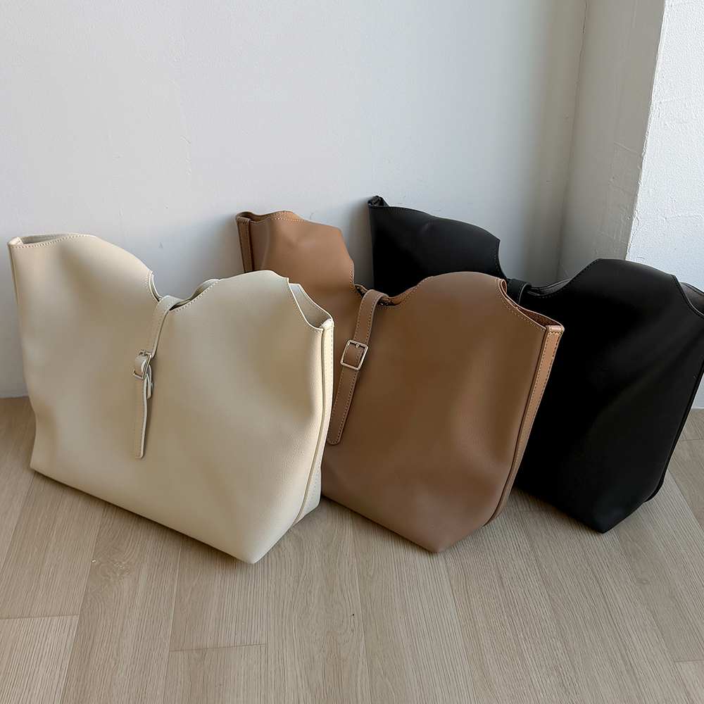 Modern Belted large Shoulder Bag