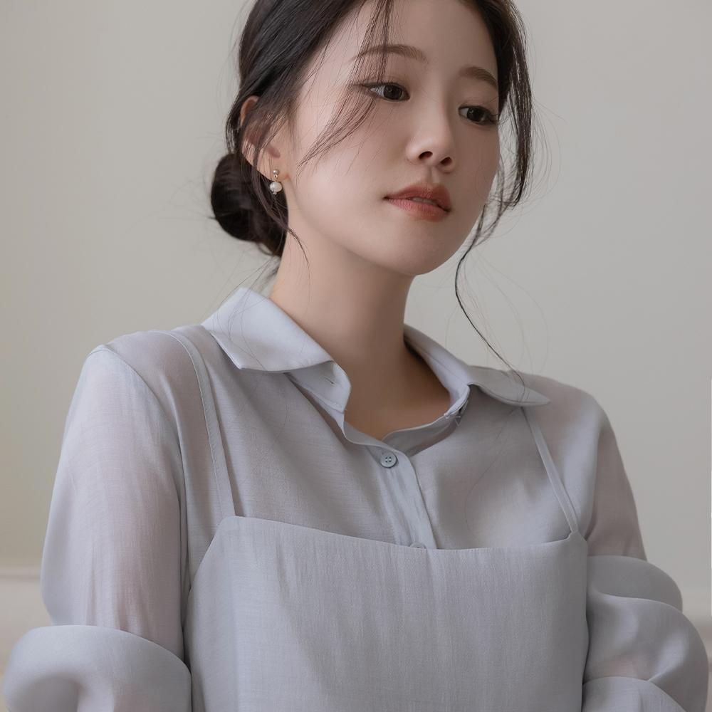 Polo Blouse&Bustier SET