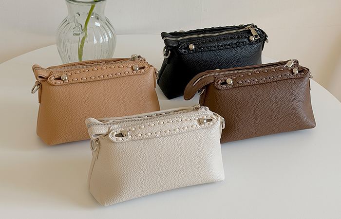 Edge Stitch Cross Bag