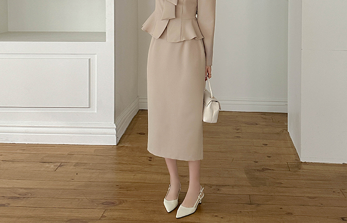 H-line Back Banding Set-up Skirt