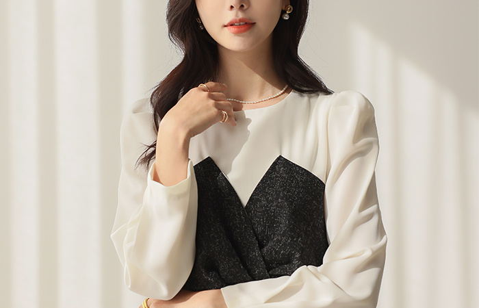 Elegance layered Flared Line Long Dress