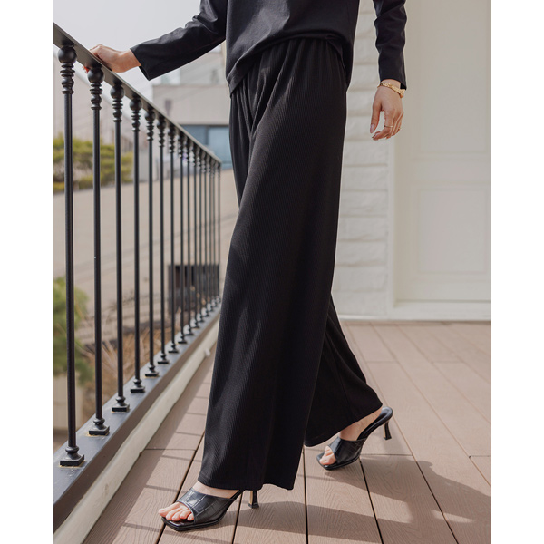 Daily Corduroy Banding Wide Training Pants