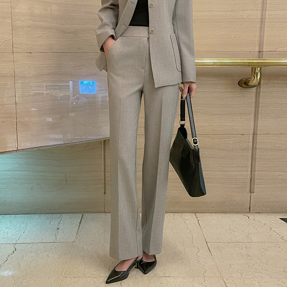 Slim Fit Set-up Slacks