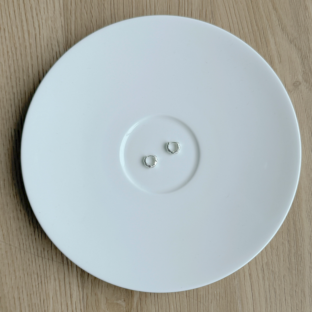 Daily Mini Silver Ring Earring