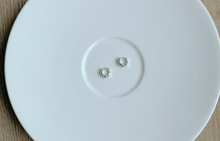 Daily Mini Silver Ring Earring