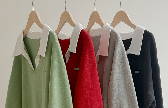 Shirt Layering Pendant Knit