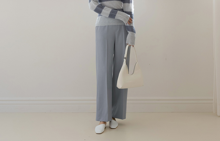 Spring Back Banding Semi- wide fit Slacks