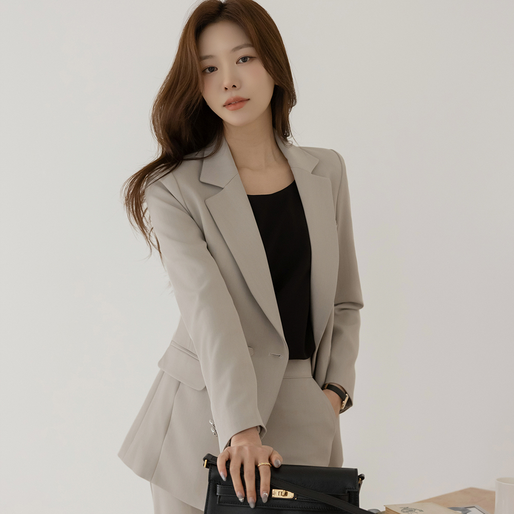 Modern Tailored collar Set-up Jacket