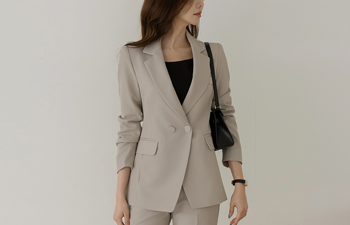 Modern Tailored collar Set-up Jacket