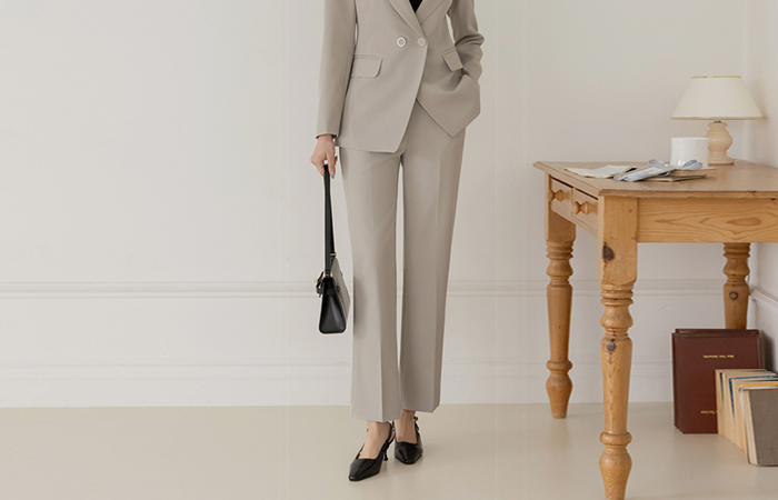 Modern Slim Fit Set-up Slacks