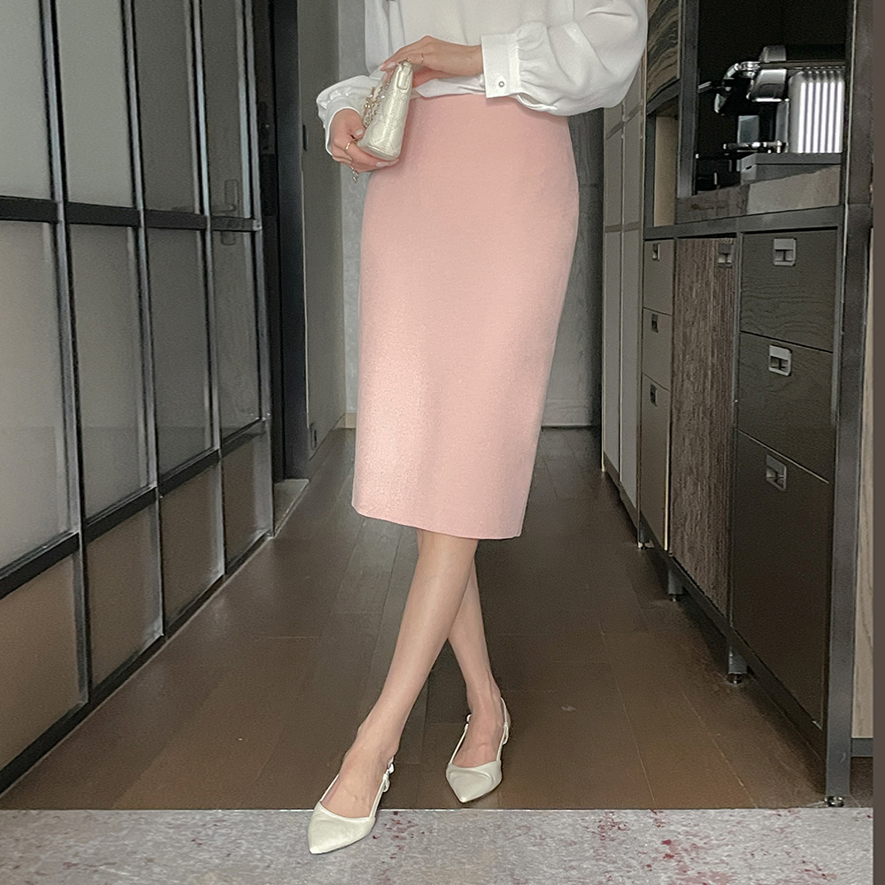 H-line Tweed Set-up Skirt