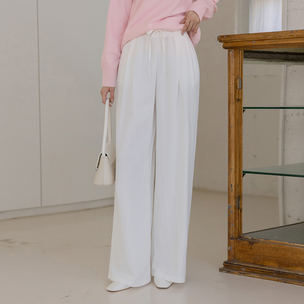 Daily String Banding wide fit Pants