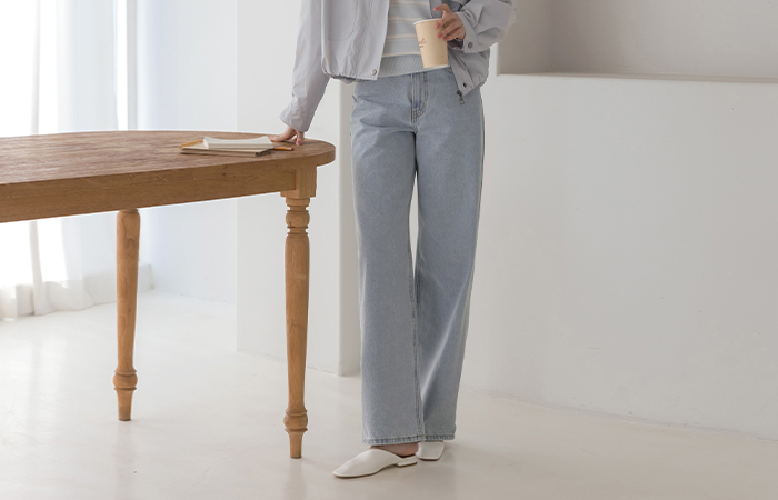 T Denim wide fit Pants