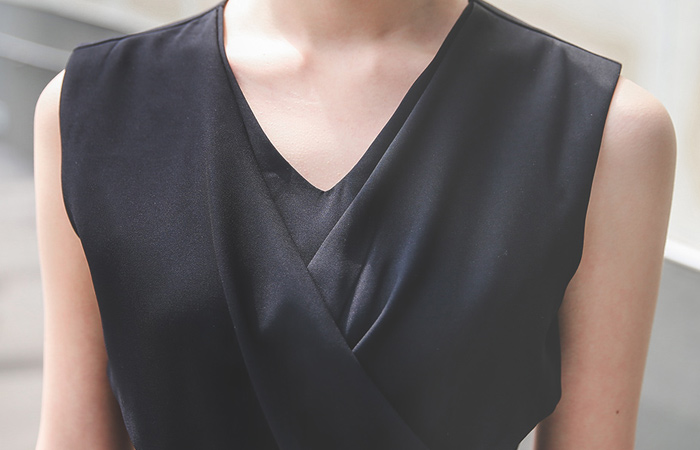 Bust cross Ruched One Piece