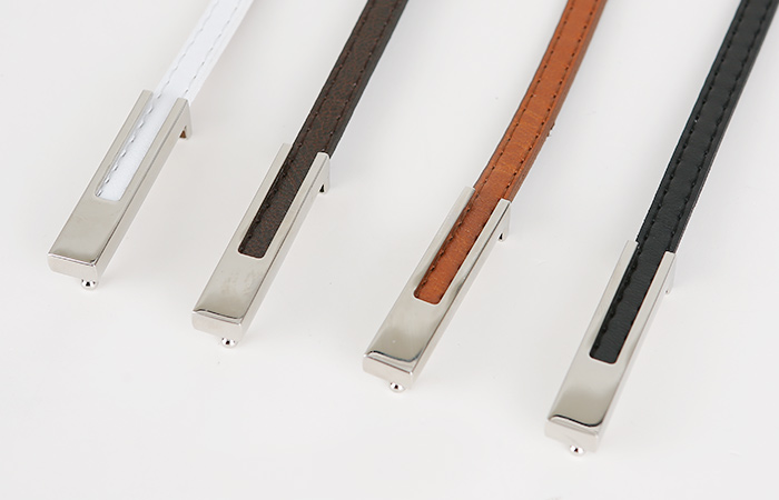 Silver Point Slim simple Belt