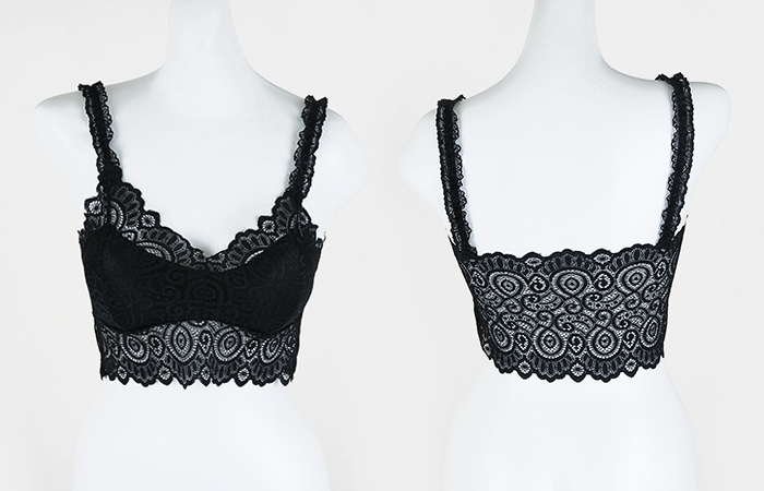 Romantic Race cap Bra Top