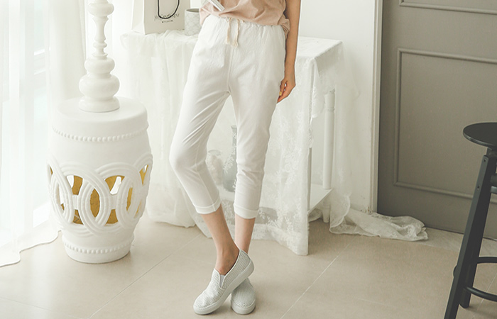 Cotton Wool Slim Pants exhaust