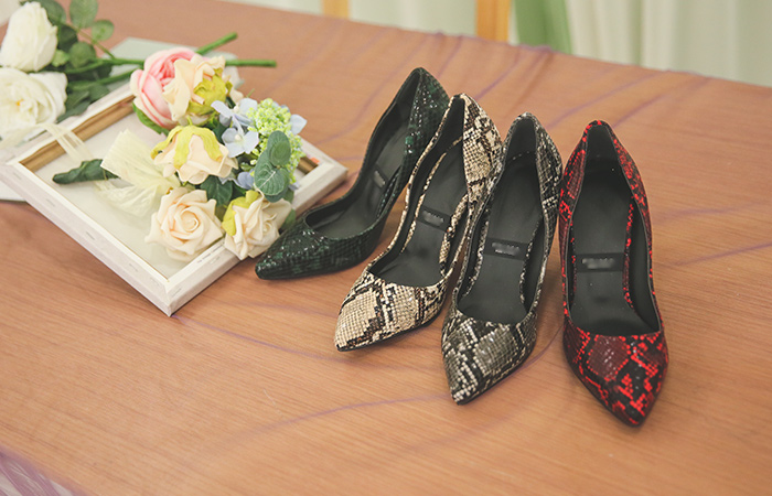 Luxury Snake skin Stiletto Heel