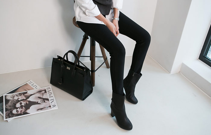 Mink Fur Leggings Pants