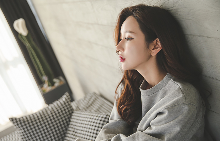 Fleece Man to man&Mermaid Skirt SET