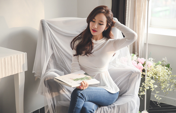 Abe drape Slim Tee off