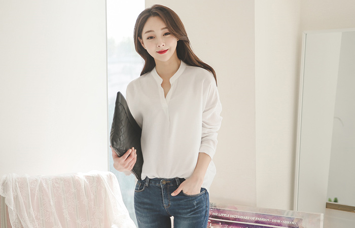 Basic twist Rouge Shirt