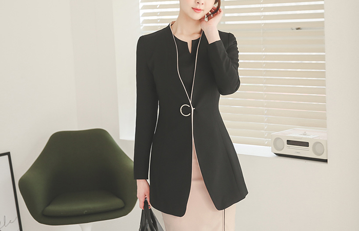 Inline Crescent Long Jacket