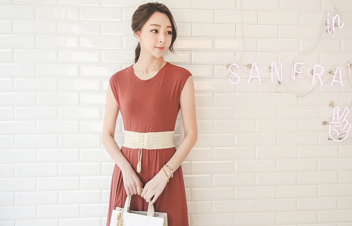 Emilia cap sleeve god long one piece