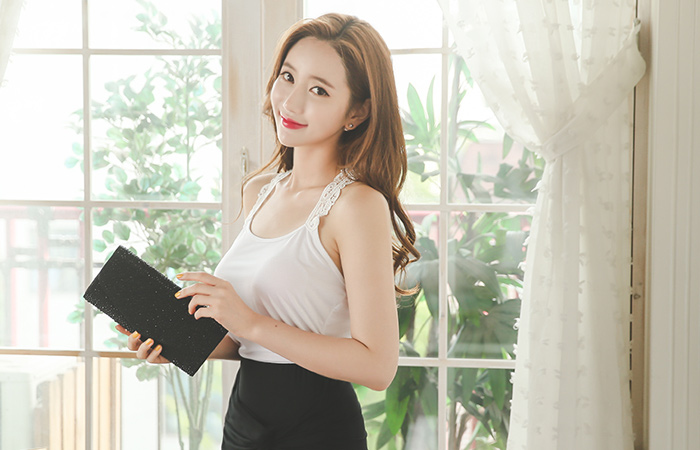 Motive Race Shirring Long Nashi