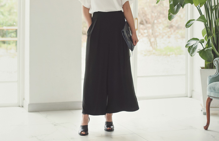 Tuteok wide banding pants
