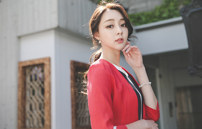 Basic No collar Linen Jacket