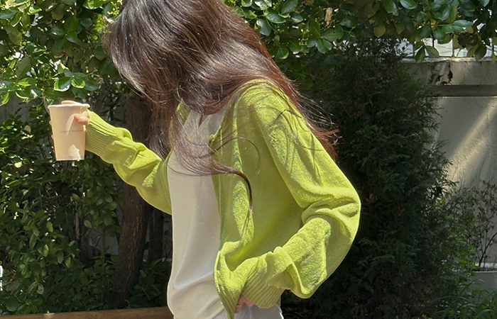 ODE Summer Knit Hood Zip up